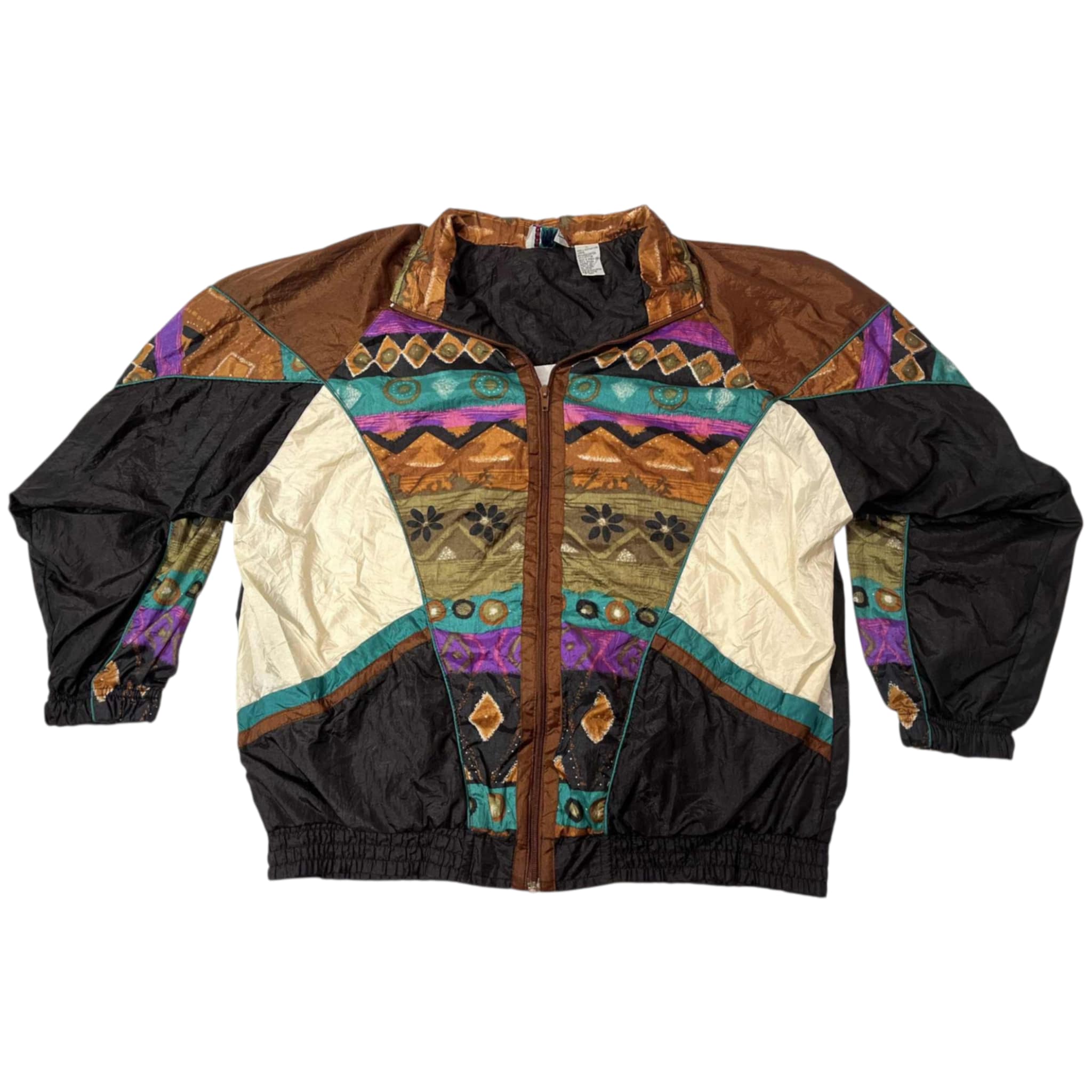 Geometric Pop Windbreaker