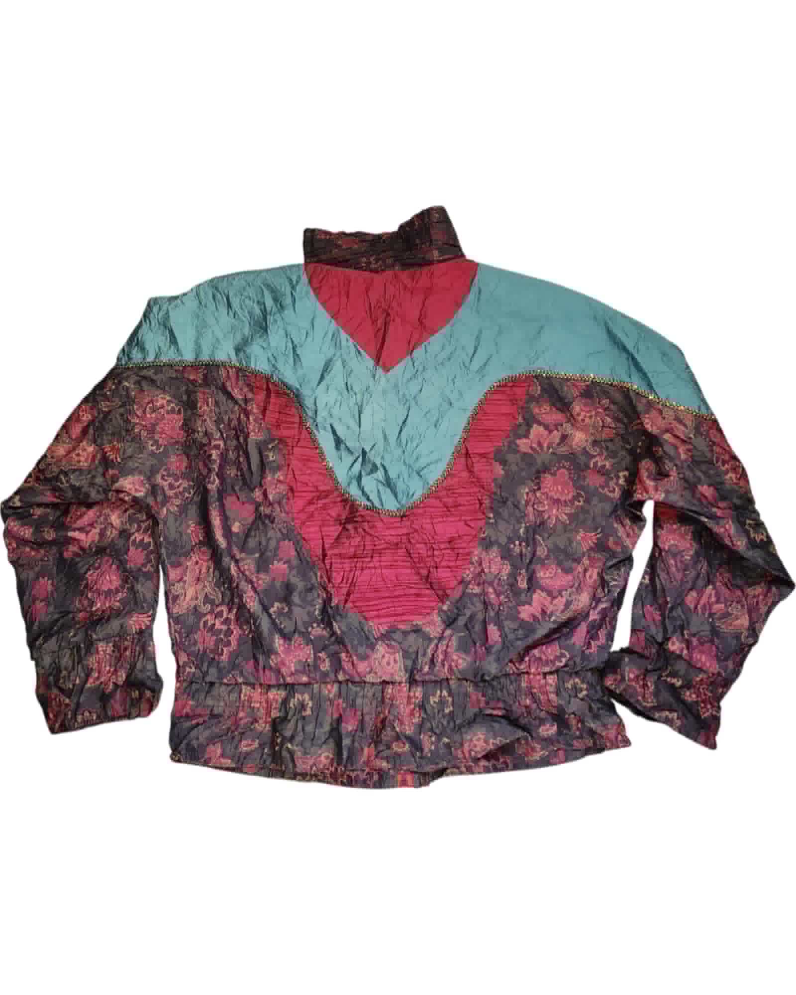 Retro Garden Windbreaker