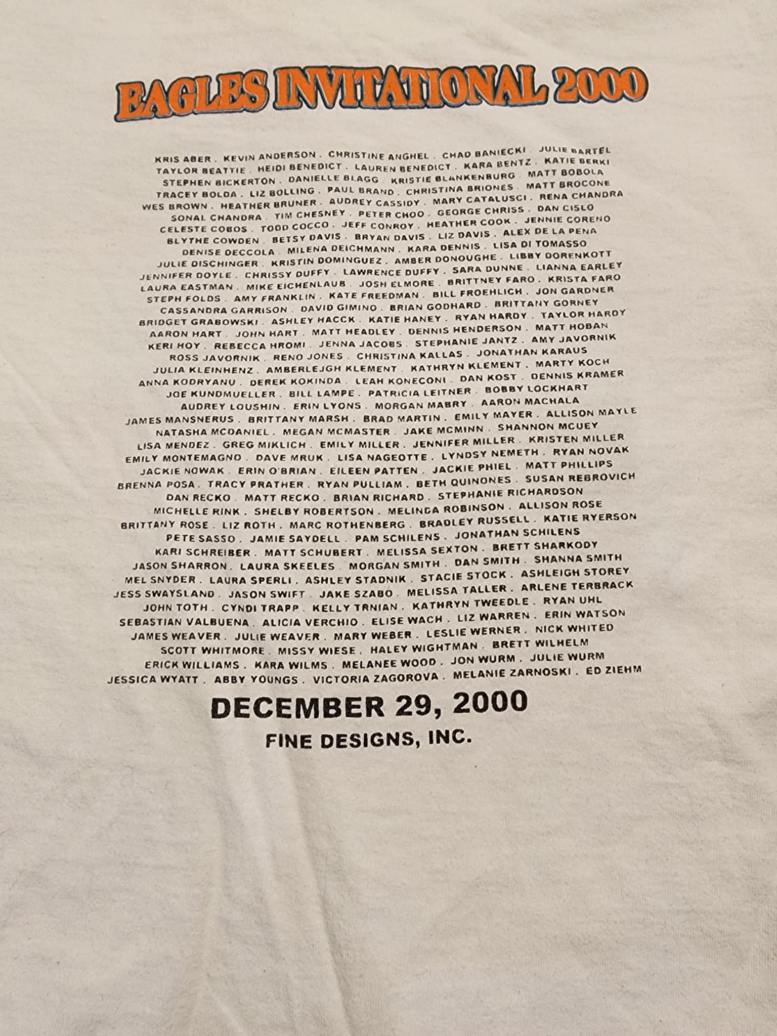 T-shirt - Eagles Invitational