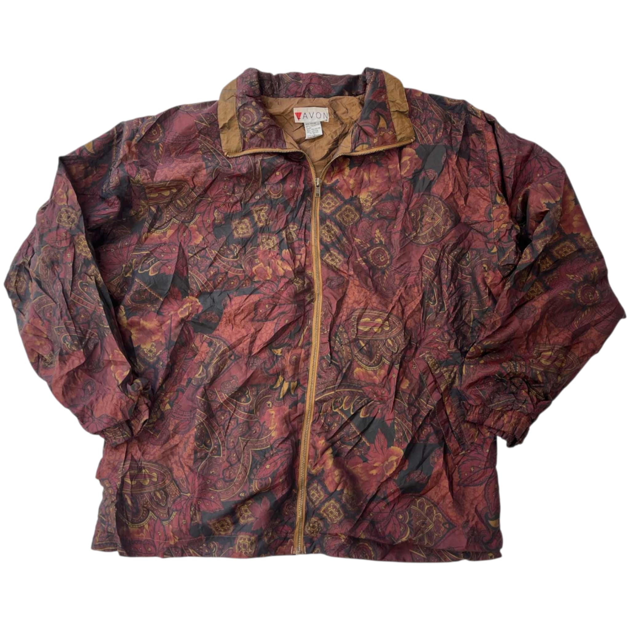 Autumn Paisley Windbreaker