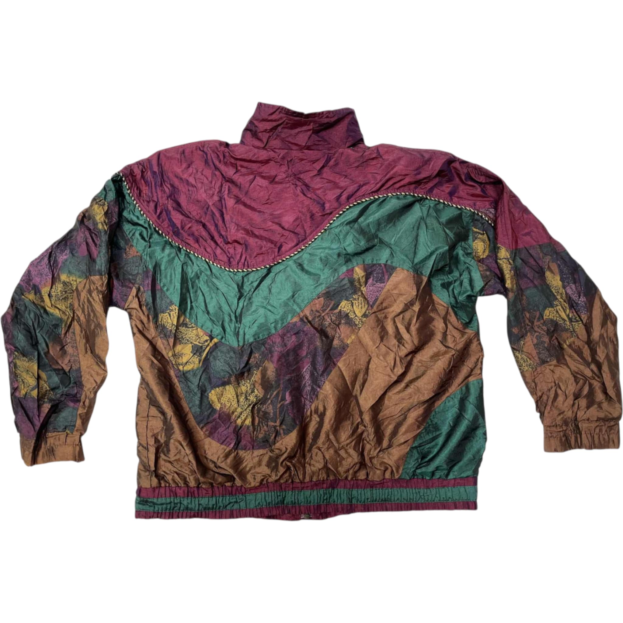 Mahogany Waves Windbreaker